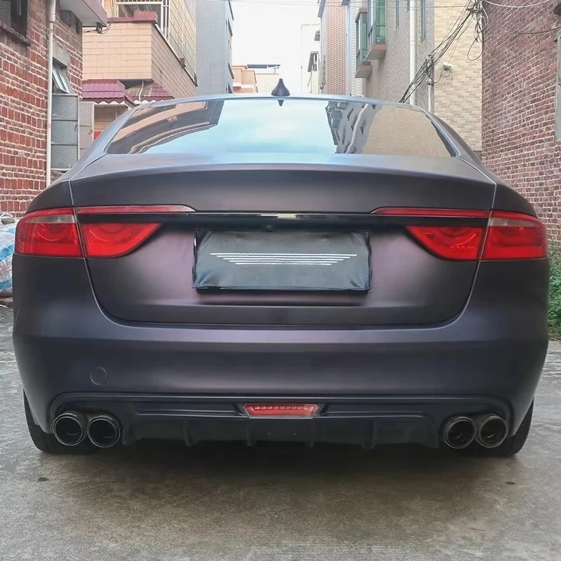 2015-2020 for XF XFL XE XEL Rear Diffuser Bumper Body Kit New Cut-Outs for Exhaust Rear Lip Splitters High Quality
